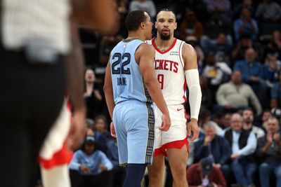 Houston’s Dillon Brooks sparks win, reacts to emotional return to Memphis