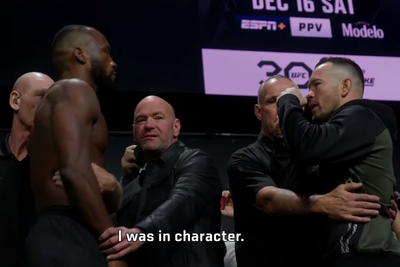 UFC 296 ‘Embedded,’ No. 6: Colby Covington tells Leon Edwards ‘I was in character’ during faceoff