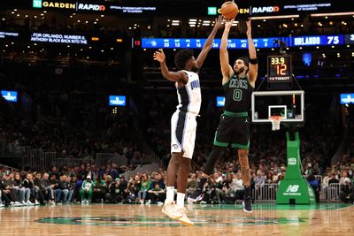 Shorthanded Celtics clobber Magic at home in revenge game