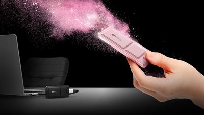 This portable SSD has it all – good price, rapid speed, a range of massive capacities and military grade durability so your data is safe even if you drop it - plus, it's available in Barbie pink, if that's your style