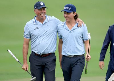 Matt Kuchar and son Cameron lead by 3 at soggy PNC Championship