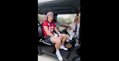 Watch: Trevor Lawrence gifts golf carts to his offensive linemen