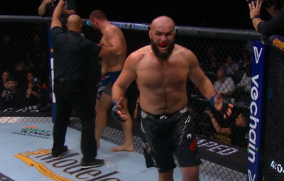 UFC 296 video: Shamil Gaziev beats brakes off Martin Buday for standing TKO