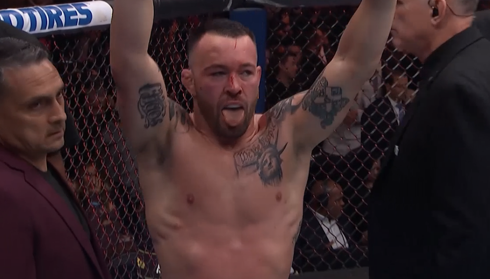 Leon Edwards makes Colby Covington pay for vile trash talk by beating him  up in front of Donald Trump at UFC 296