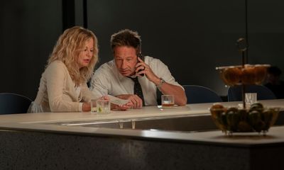 What Happens Later review – Meg Ryan and David Duchovny aren’t the only ones trapped in purgatorial romcom