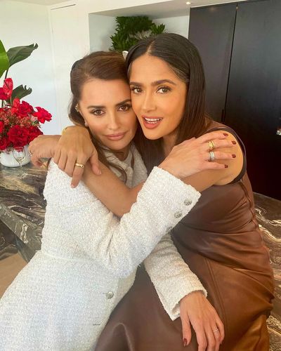 Salma Hayek Cherishes Moments with Friends through Photography