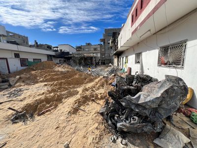 Gazan Hospital Damaged, Israel Seizes Weapons in Raid