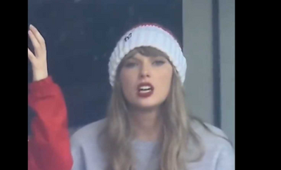 Taylor Swift screaming a possible F-bomb became an instant, perfect meme