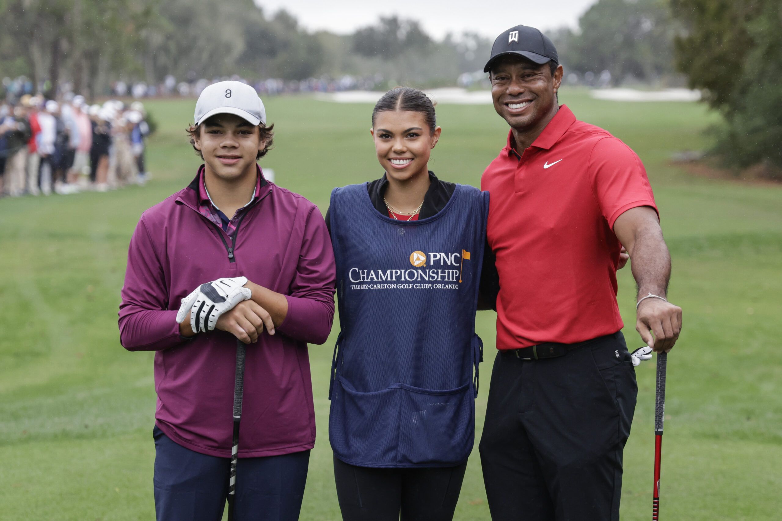 The 8 best photos of Tiger, Charlie and Sam Woods from…