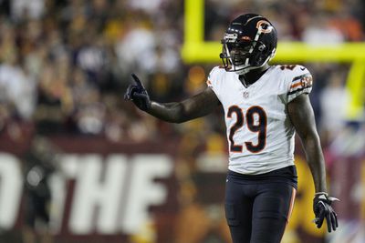 Tyrique Stevenson picks off Joe Flacco for Bears’ third INT