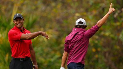 Charlie Woods Drives 355-Yard Hole And Then Chips In Just 30 Minutes Later At PNC Championship