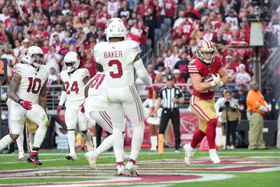 Watch: Brock Purdy hits Christian McCaffrey for wide-open TD vs. Cardinals