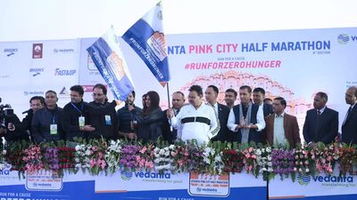 Over 12,000 runners compete at 8th edition of Vedanta Pink City Half Marathon