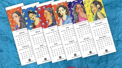 Choose from bookmarks, art prints and more for your 2024 calendar