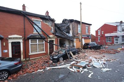 Explosion rips through Blackburn home as man rushed to hospital