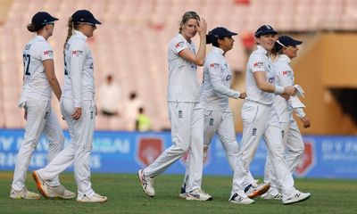 England’s dismal defeat in India follows worrying pattern under Jon Lewis