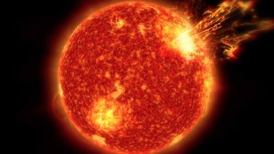 IIA scientists trace the source of solar burst which occurred in 2013