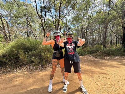 Rhea Ripley Enjoys Scenic Cycling Vacation in Western Australia