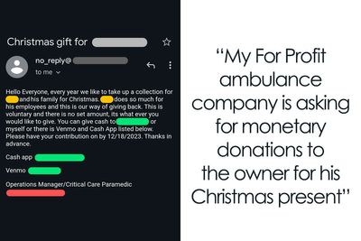 Man Gets An Email From Company President Asking To Fund Owner’s Christmas Gift, Goes On A Rant