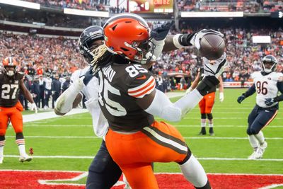 Where do various models project Browns’ playoff odds after win vs. Bears?