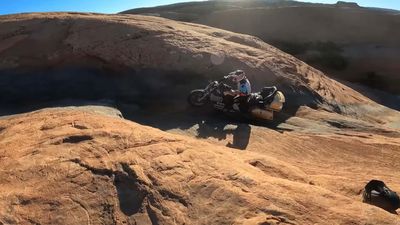 How Does A Honda Gold Wing Handle Hell's Revenge In Moab?