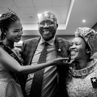 Lesego Chombo Shares Pictures Celebrating Parents' 30 Year Anniversary