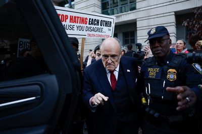 Georgia election workers file suit to stop Giuliani from telling ‘same lies’ after $148m defamation win