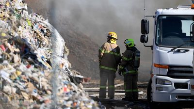 Drones used to sniff out fire risks in waste piles