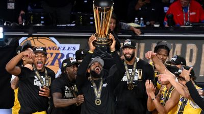 Lakers Unveil Much-Debated In-Season Tournament Championship Banner
