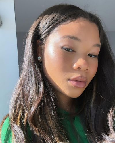 Storm Reid Dazzles in Green Ensemble, Showcases Fashion Flair Effortlessly