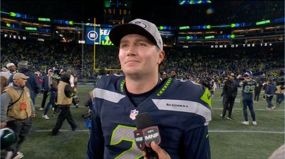 Seahawks’ Drew Lock Gives Heartfelt Interview After Stunning Upset of Eagles