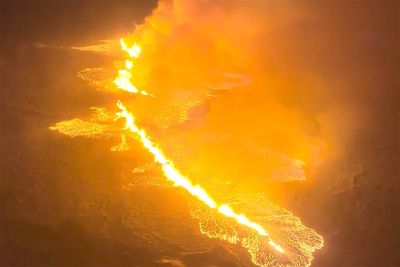 Watch live: Iceland volcano erupts after thousands evacuated