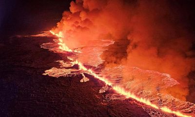 Iceland volcano: ‘no threat to life’ from eruption in Reykjanes peninsula – as it happened