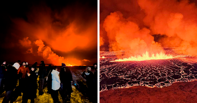 Volcano Erupts In Iceland’s Reykjanes Peninsula After Weeks Of Seismic Activity