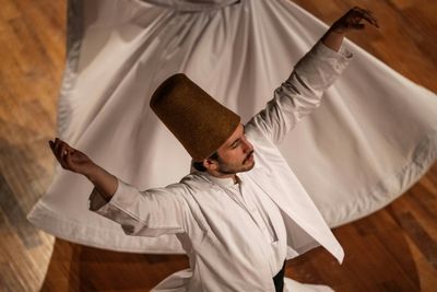 'Tombstone' Hats Remind Whirling Dervishes Of Their Death