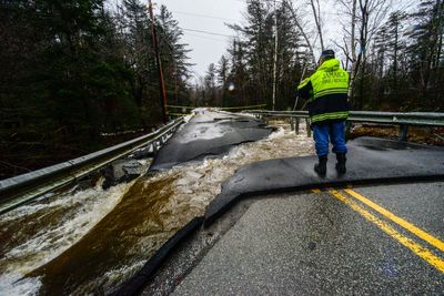 Major cleanup underway after storm batters Northeastern US, knocks out power and floods roads