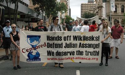 US officials monitored pro-Assange protests in Australia for ‘anti-US sentiment’, documents reveal