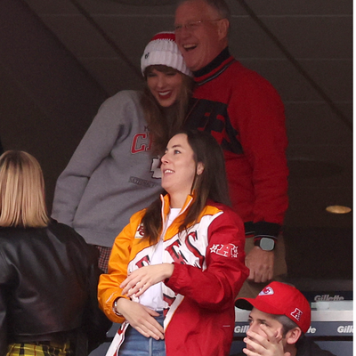 Taylor Swift's Dad Scott Shared Out Her Birthday Cake at Recent Chiefs Game
