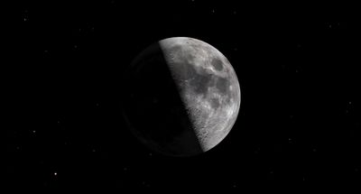 See the last half moon of 2023 swim with the fish of Pisces tonight