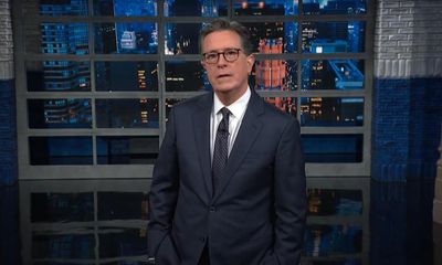 Stephen Colbert on Giuliani’s $148m defamation verdict: ‘A situation known in legal terms as haha’