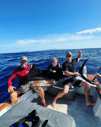 Chris Hemsworth's Joyful Fishing Trip with Family at Tavarua Island