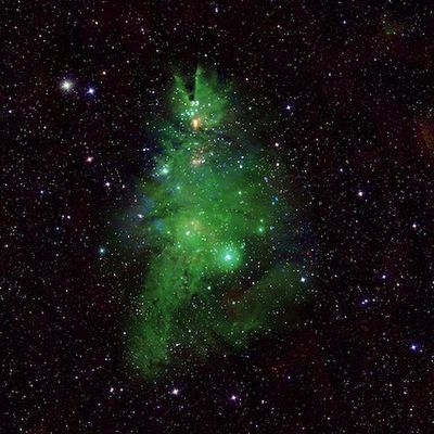 Watch This Nebula 2,500 Light Years Away Light Up Like a Christmas Tree