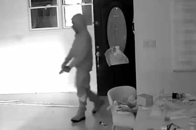 Mother and 5-year-old hospitalised after home invasion caught on horror video