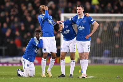 Everton’s nightmare Carabao Cup exit is the latest cruel joke in their trophy drought