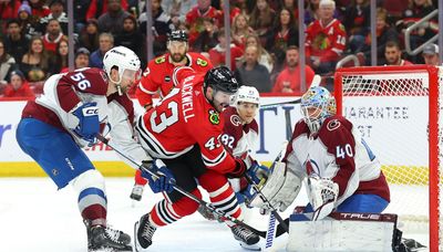Lukas Reichel, Colin Blackwell step up to help Blackhawks upset Avalanche