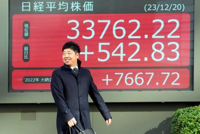 Stock market today: Asian shares gain after Wall Street ticks higher amid rate-cut hopes