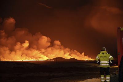 Fiery Iceland Volcano Eruption Threatens Nearby Villages and Air Travel