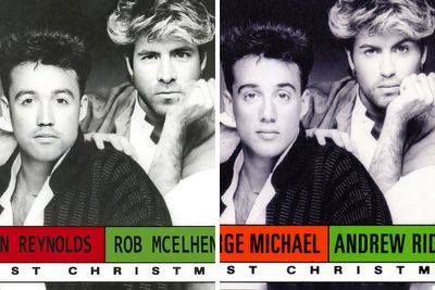 Ryan Reynolds And Rob McElhenney Recreate Classic Wham! ‘Last Christmas’ Album Cover
