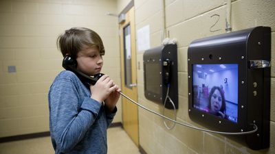 Jails are embracing video-only visits, but some experts say screens aren't enough