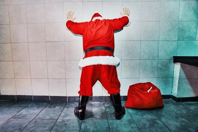 ‘They rip off his hat, pull up his T-shirt and yank at his beard’: my afternoon as Santa’s personal bodyguard
